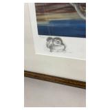 Wood Duck Reflections Framed Print by David A. Maass