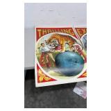 Set of 2 Vintage Circus Posters Tiger and Gorilla