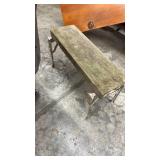 Pair of Vintage Cast Iron Bench Legs with Ornate Design