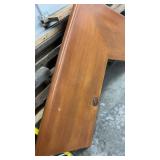 Set of 3 Wooden Table Tops with Corner Piece