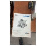 Univex Duro Meat Slicer with Instruction Manual