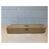 Costway 5ft Unlit Artificial Slim Pencil Christmas Tree with Metal Stand White