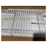 Costway Wall Mounted Adjustable Closet Organizer Custom Metal Closet (Maybe Missing Rods)