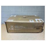 Costway Set of 2 Counter Height Bar Stools 360° Swivel Upholstered Seat Kitchen Chairs