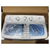 COSTWAY Portable Washing Machine, Twin Tub 20 Lbs Capacity, Compact Laundry Washer(12 Lbs) and Spinner(8 Lbs), Durable Design, Timer Control, Perfect for RV, Apartments and Dorms, Blue+White