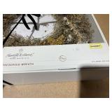 LOT OF 2 Hearth & Hand 21" Preserved Spring Grass and Flower Wreath - Hearth & Hand with Magnolia