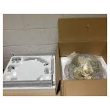 Costway 17 Inch Italian Style Design Wooden Globe Liquor Bottle Wine Rack with Wheels 17.5" x 17.5" x 34.5" (L x W x H)