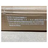 Costway 15 ft. Black Trampoline Safety Net Replacement Protection Enclosure Net