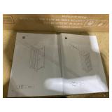 Costway 4 Drawer Black Floor Bathroom Storage Cabinet H:83.5 x W:30.0 x D:30.0 cm (Maybe Missing Hardware)