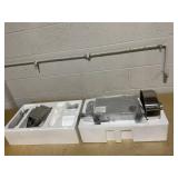 COSTWAY 450W Electric Tomato Strainer Machine, 110-120V Commercial Grade Stainless Steel Saucer Maker, 200-350 lbs/h Food Milling Machine for Strawberry Blueberry Jam 20.5"D x 11"W x 13"H