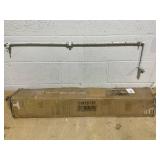 Goplus 5ft Artificial Christmas Tree, Unlit Christmas Pine Tree with 350 PVC Branch Tips, Foldable Metal Stand, Xmas Full Tree for Indoor Home Office Decor