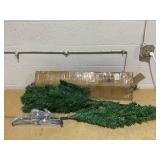 Goplus 5ft Artificial Christmas Tree, Unlit Christmas Pine Tree with 350 PVC Branch Tips, Foldable Metal Stand, Xmas Full Tree for Indoor Home Office Decor