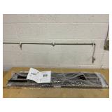 Toolsempire 46" x 10" Lawn Leveling Rake, Heavy Duty Landscape Rake with 67" Handle, Non-Slip Grip & Flat Head, Space-Saving Lawn Level Tool for Garden, Backyard, Golf Course & Sports Field(Black)