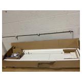 Costway Over The Toilet Storage Cabinet Double Door Bathroom Toilet Storage Organizer White Product Dimension: 34.5" x 7" x 38.5" (L x W x H) Hollow Size: 22.5" x 7" x 31.5"(L x W x H) (Maybe Missing 