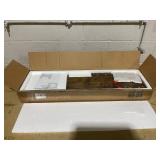 Giantex Slim Bathroom Cabinet, Narrow Storage Cabinet w/ 3-Level Adjustable Shelf & Anti-toppling Design, Freestanding Floor Corner Toilet Paper Organizer for Bathroom, Living Room (Rustic Brown) 7"D 