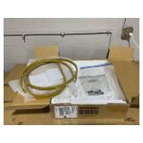 Costway Nesting Coffee Table Modern Set of 2 Marble Coffee Side Table 20.0 In. L X 20.0 In. W X 20.0 In. H (Maybe Missing Hardware)