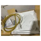 Costway Nesting Coffee Table Modern Set of 2 Marble Coffee Side Table 20.0 In. L X 20.0 In. W X 20.0 In. H (Maybe Missing Hardware)