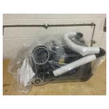 Costway BC10245BK Foldable Infant Pram Stroller with Reversible Seat Reclining Backrest - Black