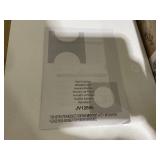 Costway Bathroom Wall Cabinet with Tempered Glass Door and Adjustable Shelf