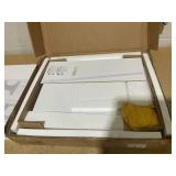 Costway Bathroom Wall Cabinet with Tempered Glass Door and Adjustable Shelf