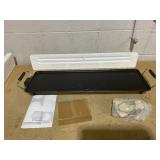 Costway 27 Inch Large Electric Griddle Nonstick BBQ Grill with Adjustable Temperature