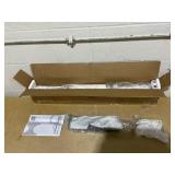 Costway 60-Inch Foldable Bed Rail Swing Down Baby Bed Guard Rail with Adjustable Safety Strap 60" x 13.5" x 16.5"