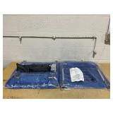 Costway Silver Metal Outdoor Beach Lounge Chair Mat 2-Pack Adjustable Lounge Chairs