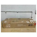 Costway 3 Position Adjustable Shelf Bathroom Floor Cabinet Storage w/Single Glass Door