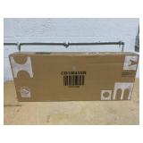 Giantex Wall Mounted Folding Table, 31.5" x 23.5" Wood Murphy Desk Drop-Leaf Table, Space Saving Foldable Floating Desk, Wall Desk Fold Down for Small Spaces, Study, Bedroom, Bathroom (Gray)