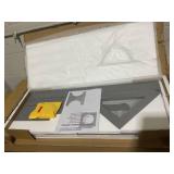 Giantex Wall Mounted Folding Table, 31.5" x 23.5" Wood Murphy Desk Drop-Leaf Table, Space Saving Foldable Floating Desk, Wall Desk Fold Down for Small Spaces, Study, Bedroom, Bathroom (Gray)