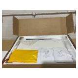 MEDIMALL Mobile Laptop Desk, Height Adjustable Podium Stand w/ 4 Wheels & Tiltable Desktop, Rolling Lectern Cart Laptop Desk with Storage Shelves for School, Office, Home, White Product Dimensions: 21