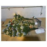 Costway 7 Feet Pre-Lit Artificial Christmas Tree with 400 Lights and 1116 Branches