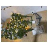 Costway 7 Feet Pre-Lit Artificial Christmas Tree with 400 Lights and 1116 Branches
