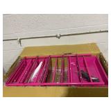 SlickBlue 15-Drawer Rolling Storage Cart with Metal Frame and Colorful Drawers for Office, Home, and Garage 21"D x 13"W x 7"H