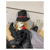 Boyel Living - 7.2FT Halloween Animatronic Sound-Activated Scary Groom - Black
