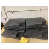 Costway Black Patio Umbrella Base (Maybe Missing Hardware)