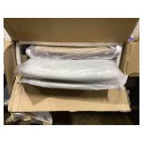 LOT OF 2 Costway Wooden Kitchen Chairs with Cane Back Rubber Wood Frame and Padded Seat