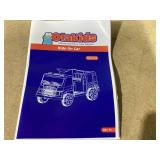 OLAKIDS Ride on Car, Recycling Garbage Truck Electric Vehicle with Music, Horn, Warning Lights, Recycling Accessories Included, Toddlers Battery Powered Trash Toy for Boys Girls (Green) (Maybe Missing