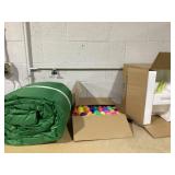 BOUNTECH Inflatable Bounce House with Dual Slides, Bouncy House with Ball Pit for Kids Indoor Outdoor Backyard Party Fun, Farm Themed Toddler Jumper Bouncy Castle Boys Girl Birthday Gifts