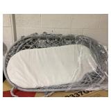 Costway 2 Person Hanging Hammock Chair Macrame Swing with Zippered Cushion-Gray