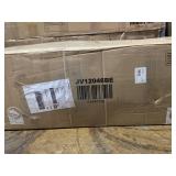 Costway Counter Height Bar Stools Set of 2 with Back and Footrest