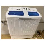 Giantex 20 lbs Washer Spain Spinner Portable Washing Machine, Blue+ White