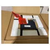 Generic Squareful Nightstand, End Table W/Two Drawers, Multipurpose Side Table Storage, Retro Style Home Furniture, Perfect for Bedroom, Living Room (1, Black+Brown)