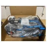 Costway 2-in-1 Folding Rollator Walker Transport Wheelchair with Seat and Reversible Backrest