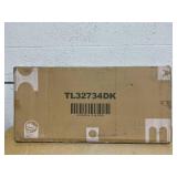 COSTWAY Folding Shopping Cart, Metal Grocery Cart with Extra Basket, 360° Swiveling Front Wheels & Comfortable Handle, Light Weight Collapsible Utility Cart for Laundry, Camping (Black) 24.5"D x 24"W