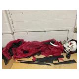 Boyel Living 8ft Sound-Activated Grim Reaper with Glowing Eyes and Scary Sounds for Halloween (USED)