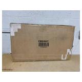 Costway Red Santa Sleigh with Large Cargo Area for Gifts Metal Christmas Holiday Decor 39