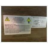 Costway 27 Inches Electric Fireplace Heater 1400W Freestanding Fireplace Stove with Remote Control and Timer (Not Functioning)