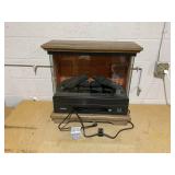 Costway 27 Inches Electric Fireplace Heater 1400W Freestanding Fireplace Stove with Remote Control and Timer (Not Functioning)