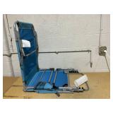 Tangkula Tanning Chair with Face Hole, Patio Folding Adjustable Reclining Beach Sunbathing Lounge Chair with Side Pocket, Portable Face Down Chaise Lounge for Outdoor Backyard Poolside (1)